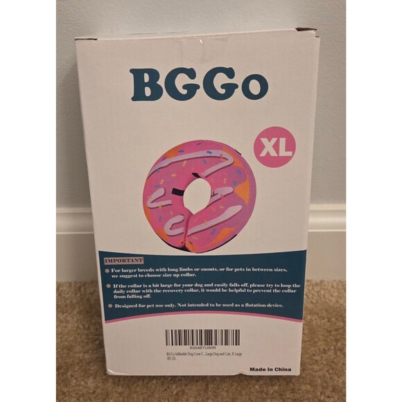 Inflatable Dog Cone collar alternative, size XL - Picture 6 of 6